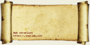 Jakov Roksandić vizit kartica